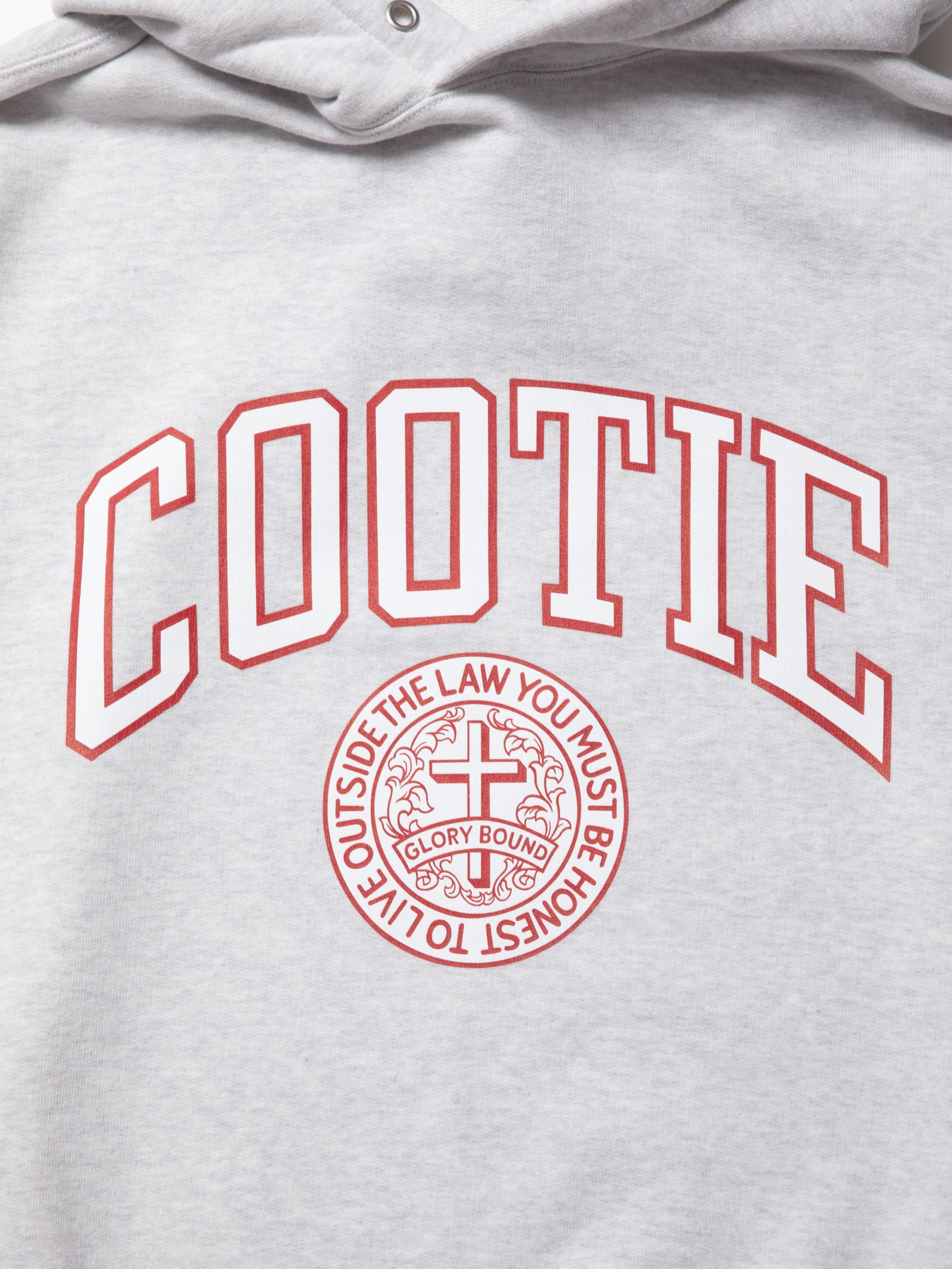 COOTIE クーティー パーカー サイズ:S 23SS カレッジロゴ オーバーダイ ヘビー スウェット パーカー Heavy Oz Sweat Hoodie ブラック 黒 トップス フーディー スウェットシャツ【メンズ】【美品】