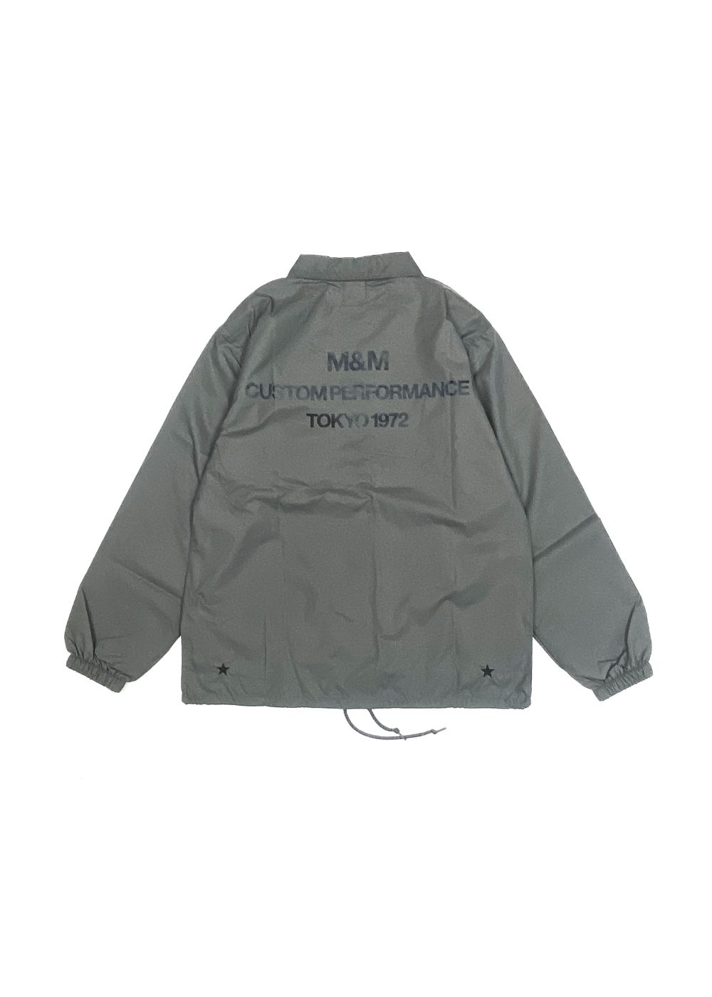 Coach Jacket (CEMENT) / プリント コーチジャケット