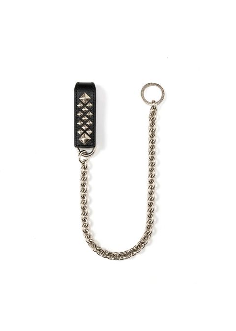 STUDS LEATHER WALLET CHAIN (BLACK) / スタッズ レザー ウォレットチェーン