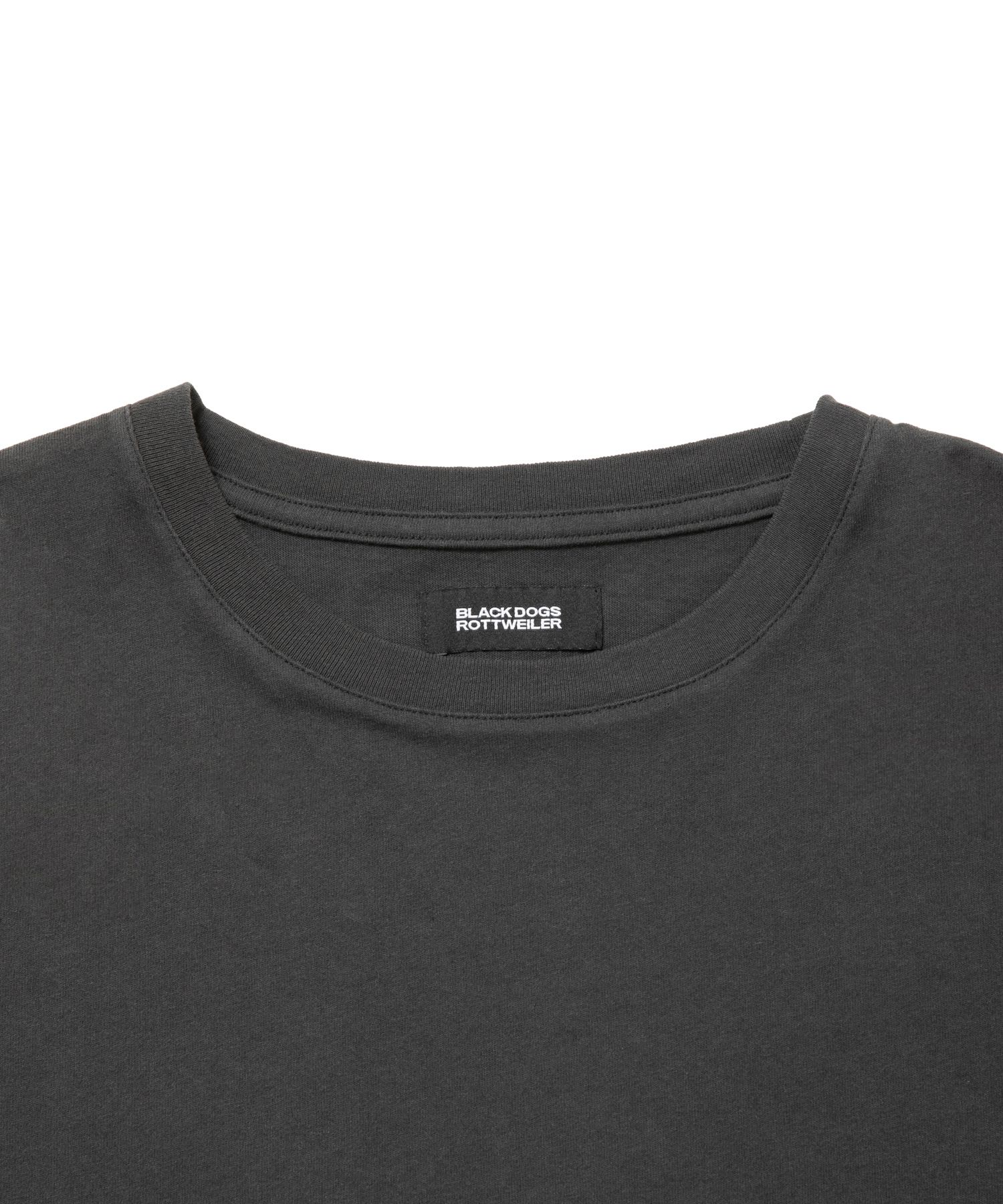 R9 ROTWYLA LS TEE (BLACK) / カレッジロゴ プリント オリジナル Tシャツ