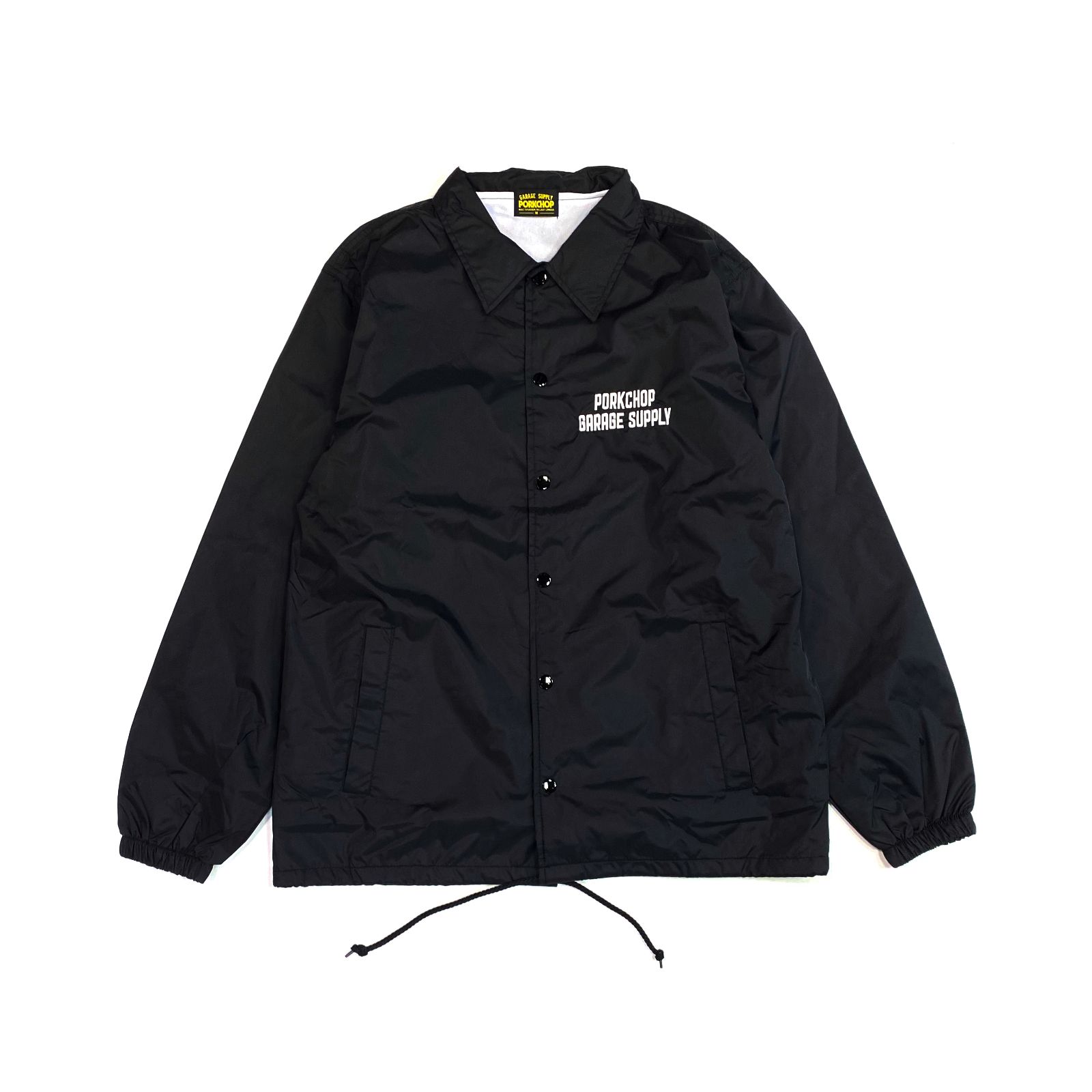 PORKCHOP GARAGE SUPPLY - BAR&SHIELD COACH JKT (BLACK) / バー&シールド コーチジャケット |  LOOPHOLE