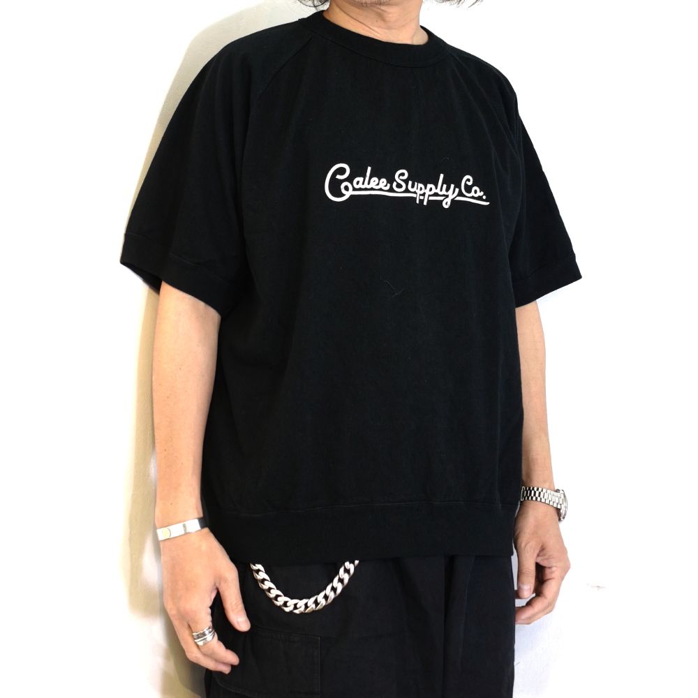 【ラスト1点】VINTAGE REPRODUCT RAGLAN S/S CS (BLACK) / ヴィンテージ 半袖スウェットタイプ ロゴプリント Tシャツ