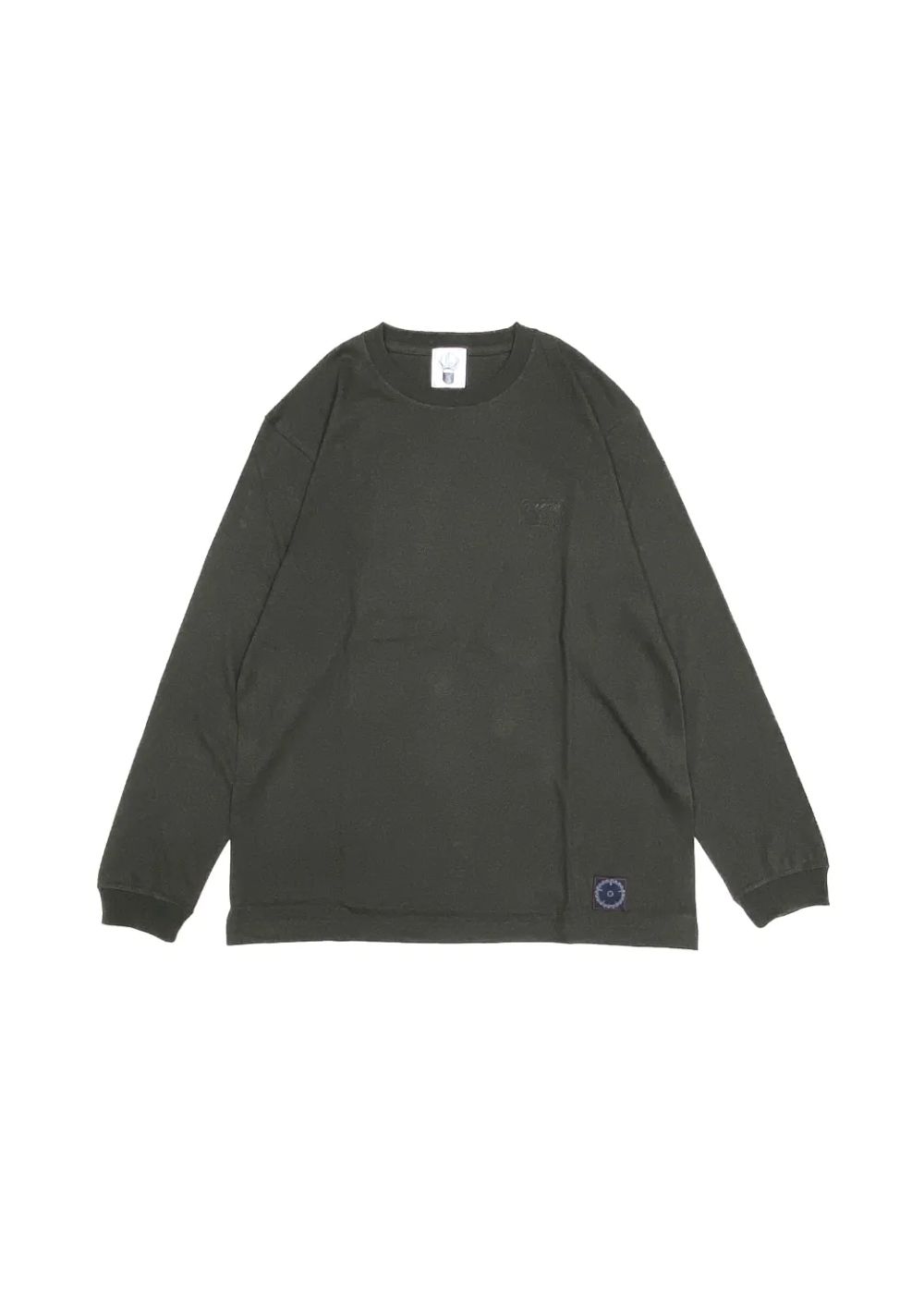 Print L/S Tee (SUMI) / プリント ロンT