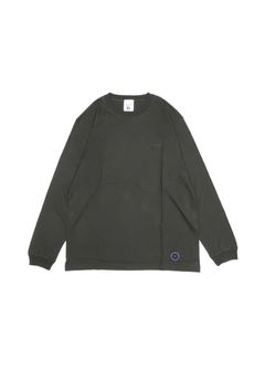 Print L/S Tee (SUMI) / プリント ロンT