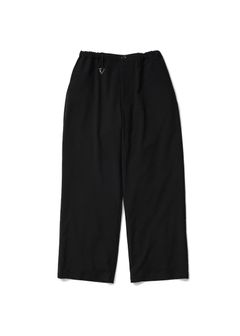 CHET PANTS (BLACK) / ワイドスラックス