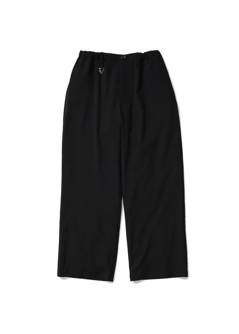 CHET PANTS (BLACK) / ワイドスラックス