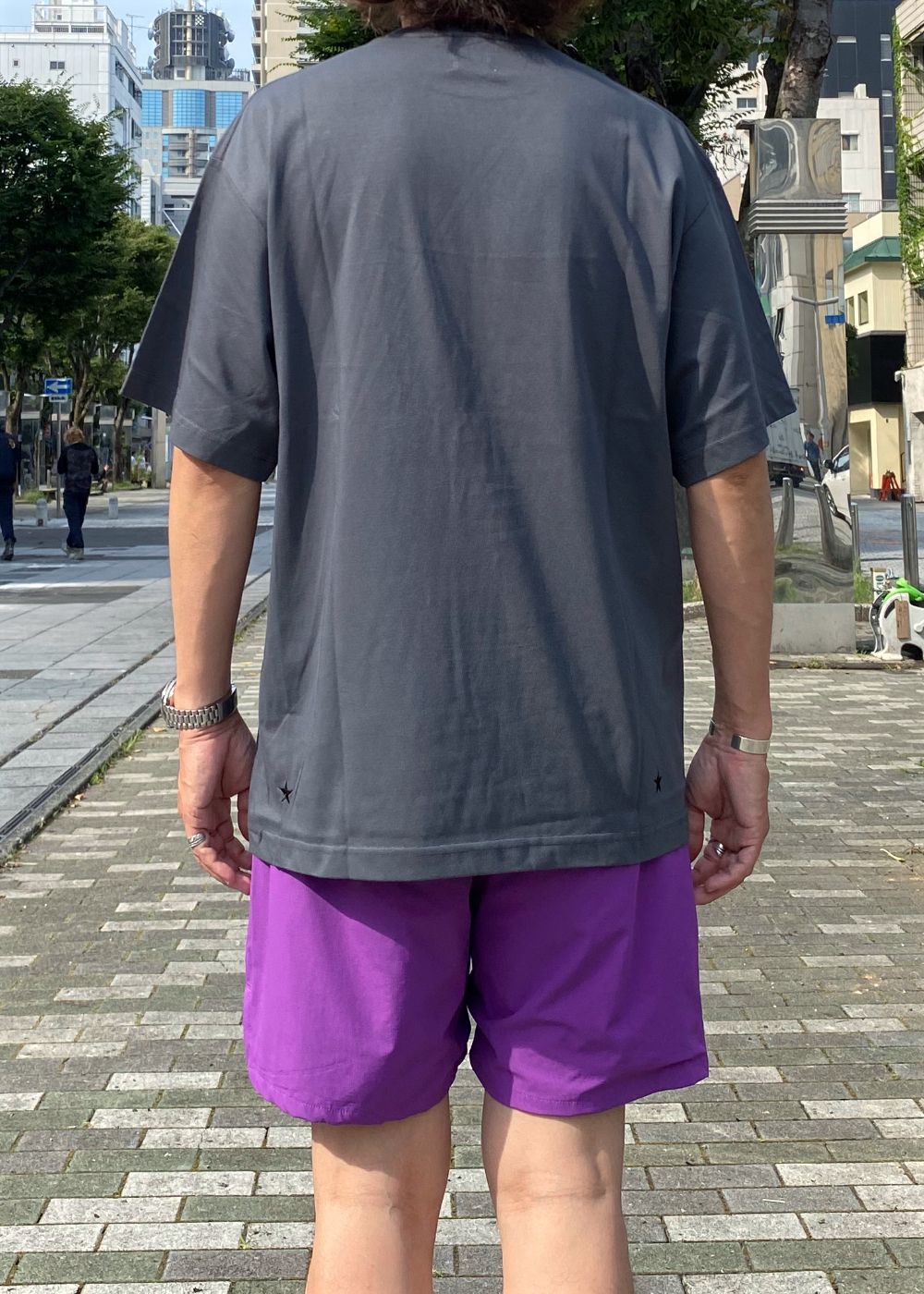PRINT TEE (S.GRAY) / ロゴ プリント Tシャツ