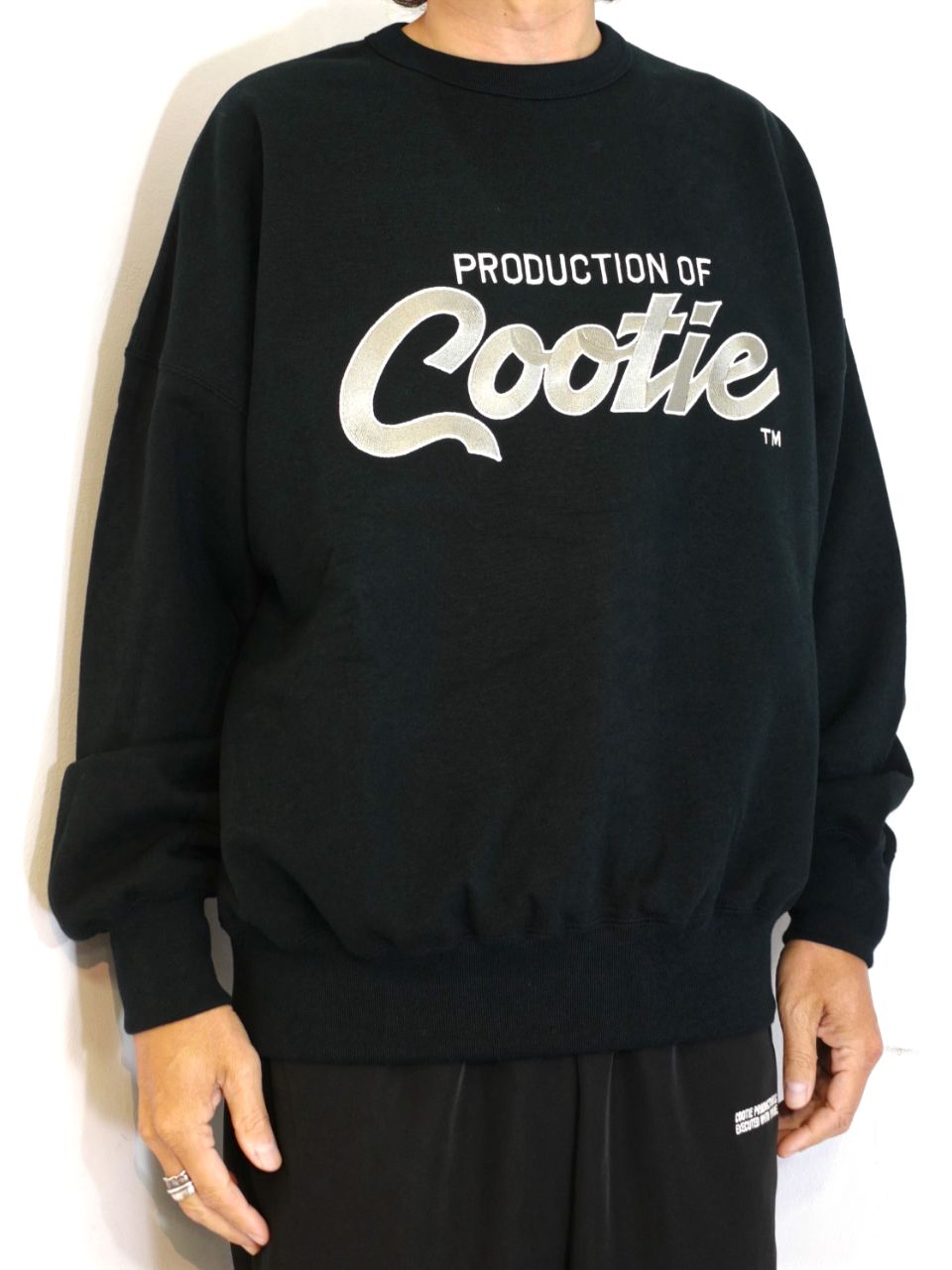 COOTIE PRODUCTIONS - Embroidery Sweat Crew (PRODUCTION