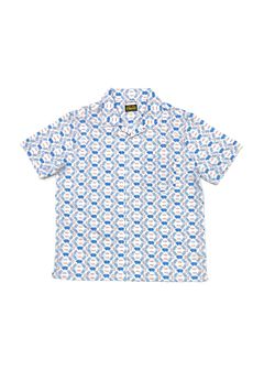 PORK AOP SHIRT (WHITE) / オリジナル プリント シャツ
