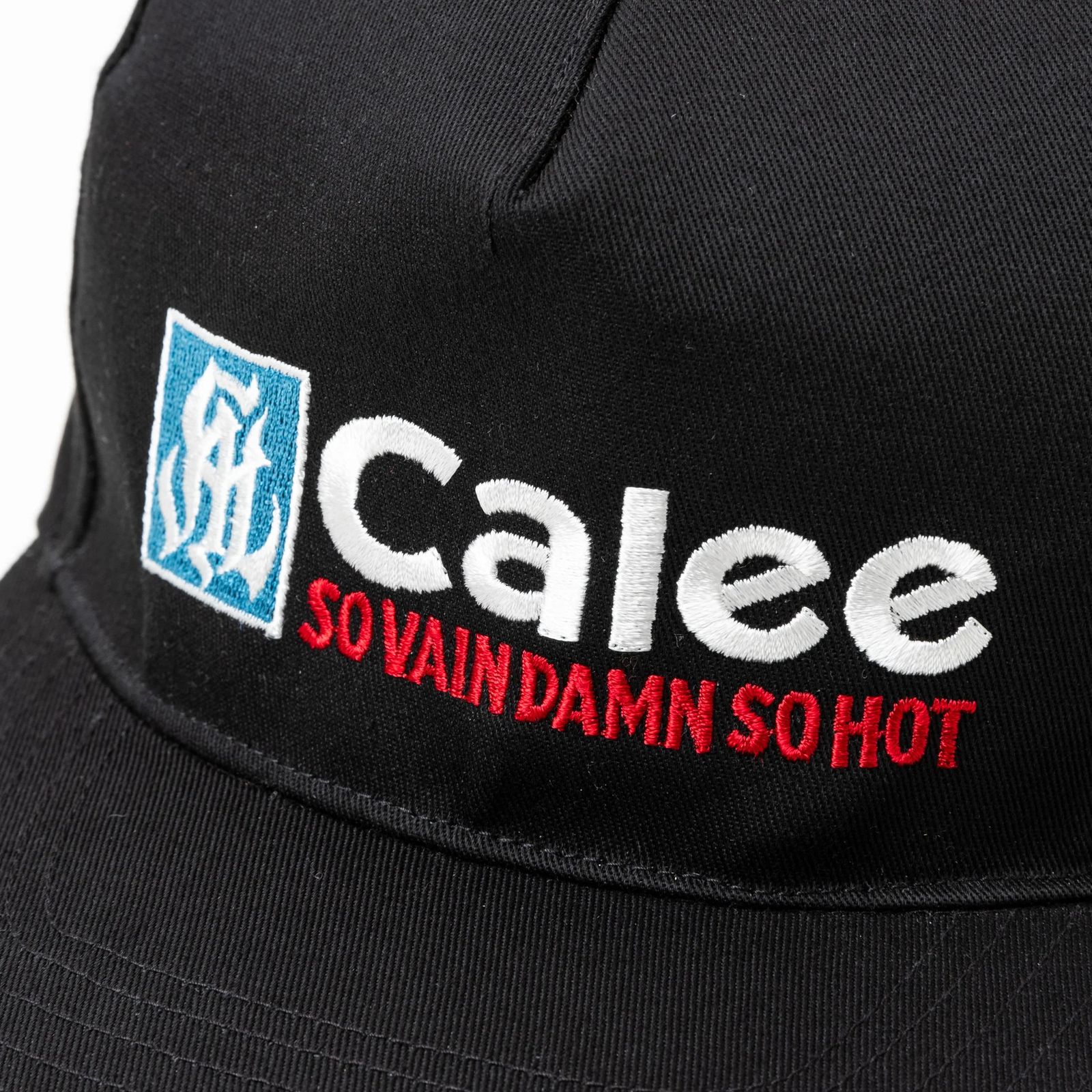 CAL NT LOGO TWILL CAP ＜NATURALLY PAINT DESIGN＞ (BLACK) / ×ナチュラリーペイント コラボ キャップ