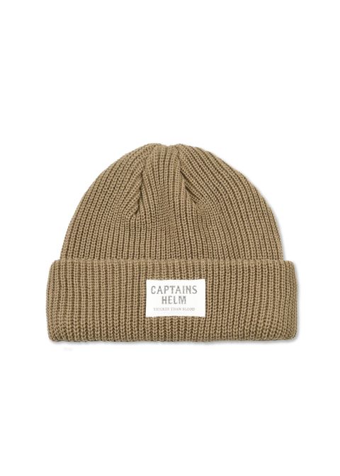 【ラスト1点】24/7 HELM WATCH CAP (BEIGE) / オリジナル ワッチキャップ
