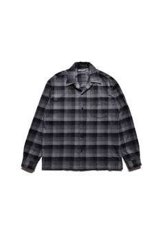 2024 AUTUMN SHIRT STYLE Vol2-MINEDENIM / C.R Flow Ombre Check Open Collar L/S SH