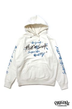 ×TENDERLOIN HOODED SWEATSHIRT-1 (OFF WHITE) / テンダーロイン コラボスウェットパーカー