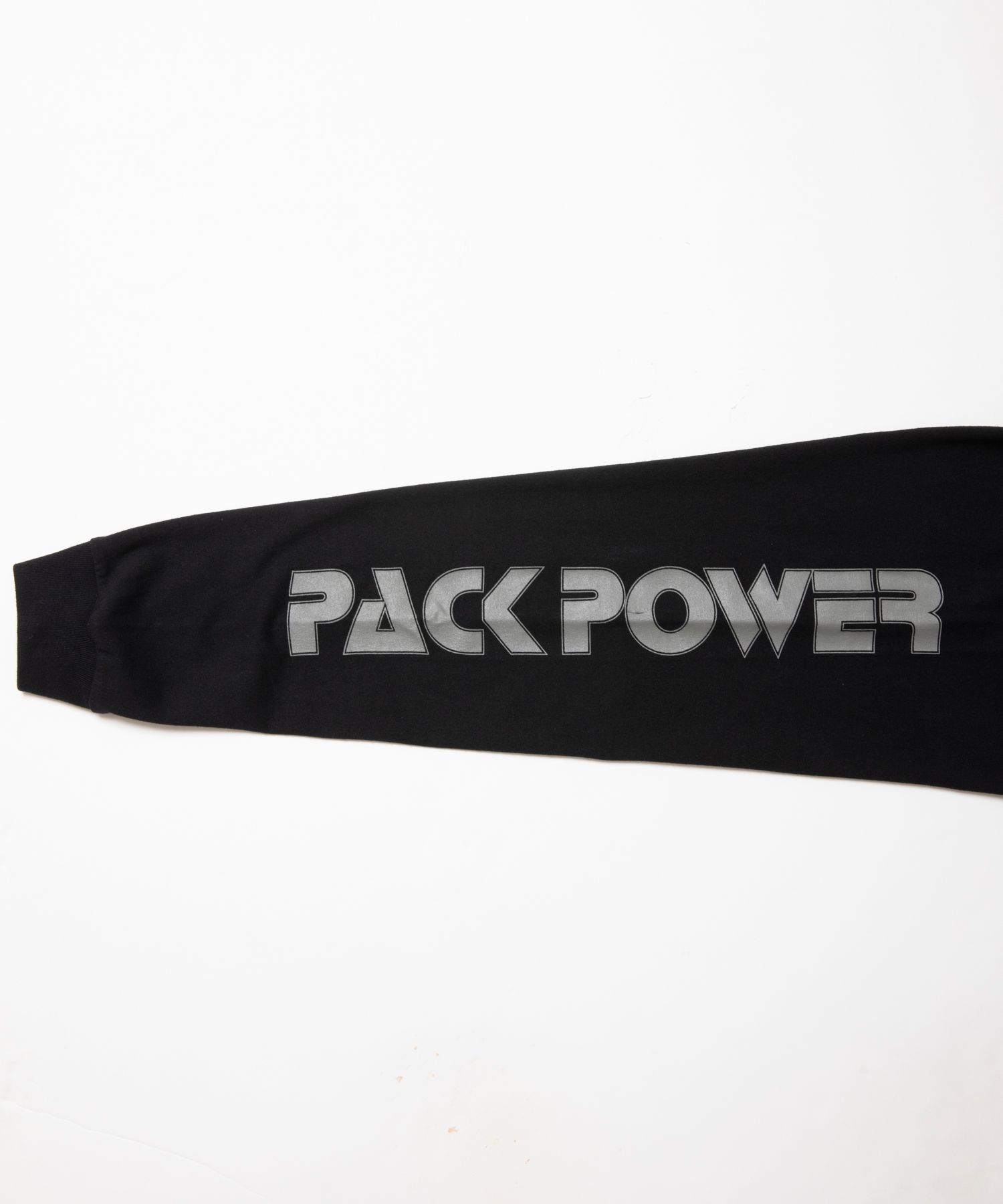 DOG LOGO LS TEE (BLACK) / ドッグ ロゴ プリント Tシャツ