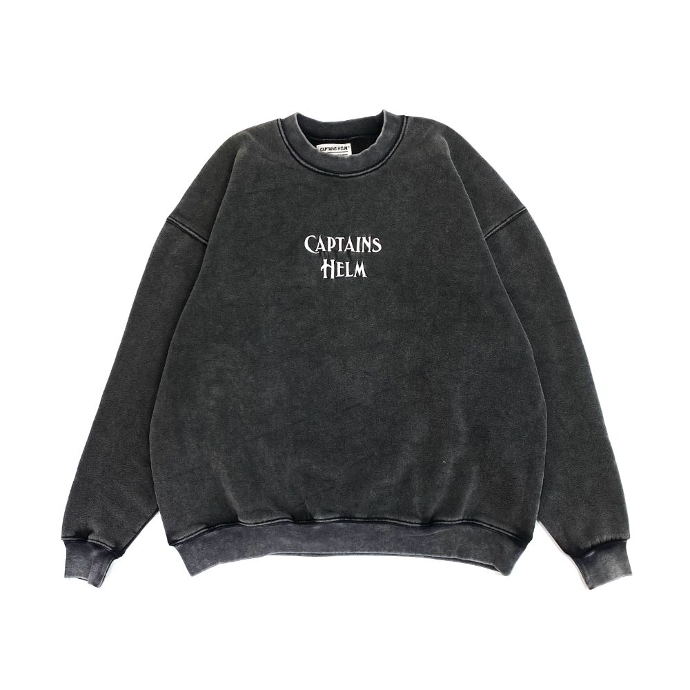 CAPTAINS HELM - CLASSIC LOGO SWEAT P/O (BLACK) / オリジナル 