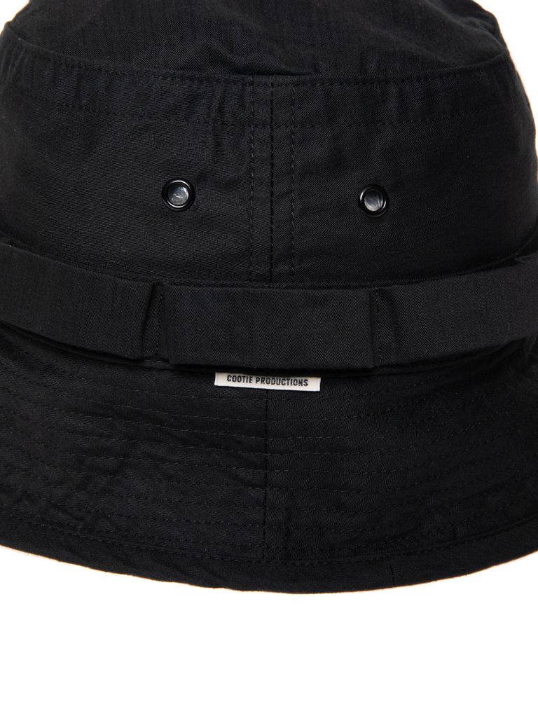 COOTIE PRODUCTIONS - Back Satin Boonie Bucket Hat (BLACK 
