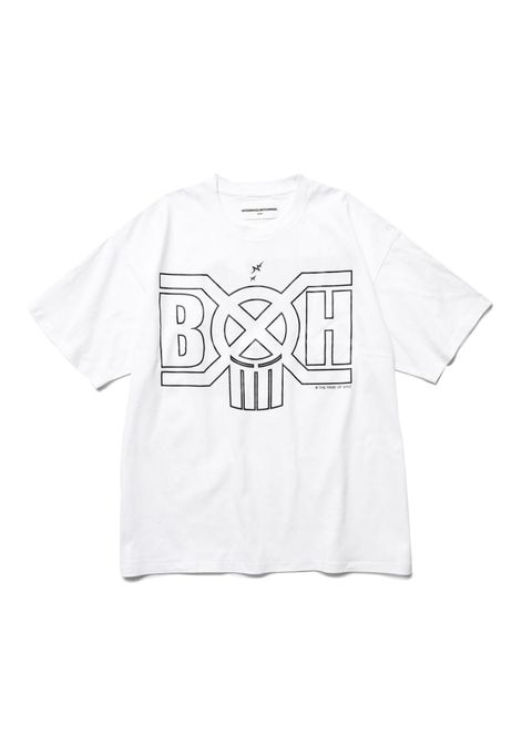 ×BOUNTY HUNTER TEE (WHITE) / バウンティーハンター コラボ76Tシャツ