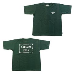 LOGO&MASK TEE (GREEN) / ロゴ&マスク プリントTee