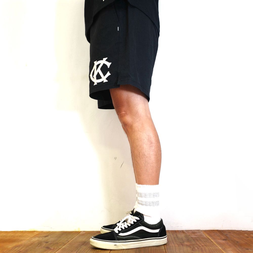 × KEBOZ BASEBALL SHORTS (BLACK) / ケボズ コラボ ベースボール ショーツ