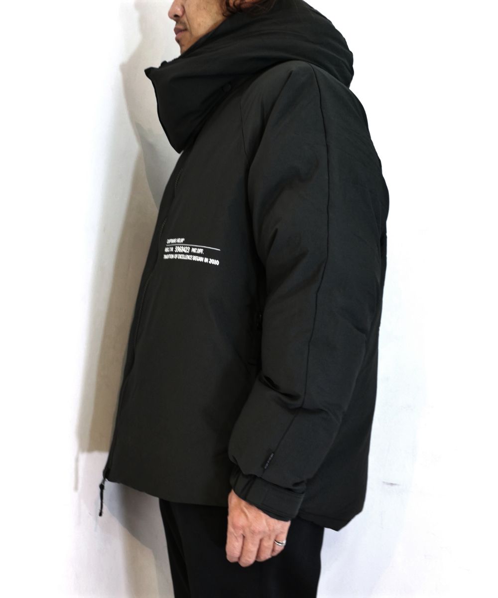 CAPTAINS HELM - DETACHABLE HOOD PADDED JKT (BLACK) / ハイスペック 