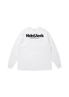 LOGO L/S TEE (WHITE) / 定番ロゴ ロングスリーブ Tシャツ