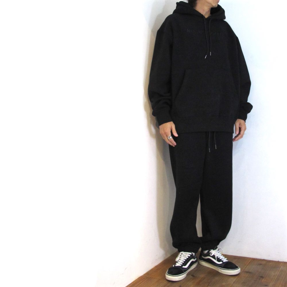 ヘビーオンスビックシルエットパーカー (BLACK)