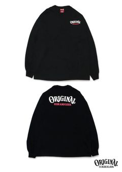 ×TENDERLOIN POCKET L/S TEE (BLACK) / テンダーロイン コラボポケットロンT