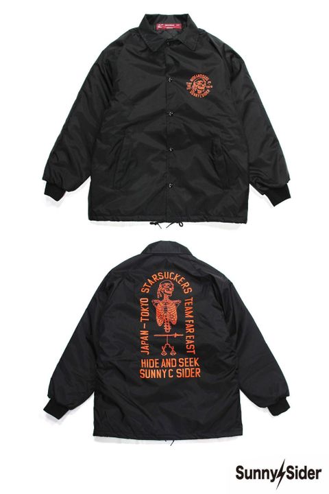 × SUNNY C SIDER Team JKT (BLACK×ORANGE) / サニーシーサイダー コラボASWボディー コーチジャケット