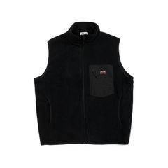 FLEECE VEST (BLACK) / フリース ベスト