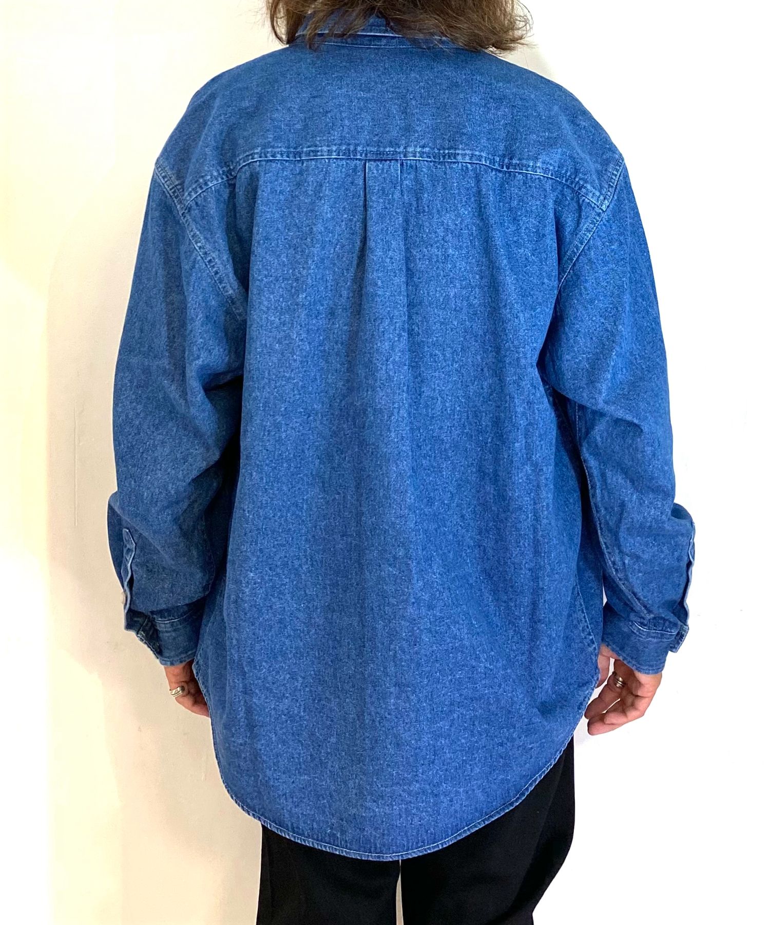 R9 WASHED DENIM SHIRT (INDIGO) / デニム シャツ