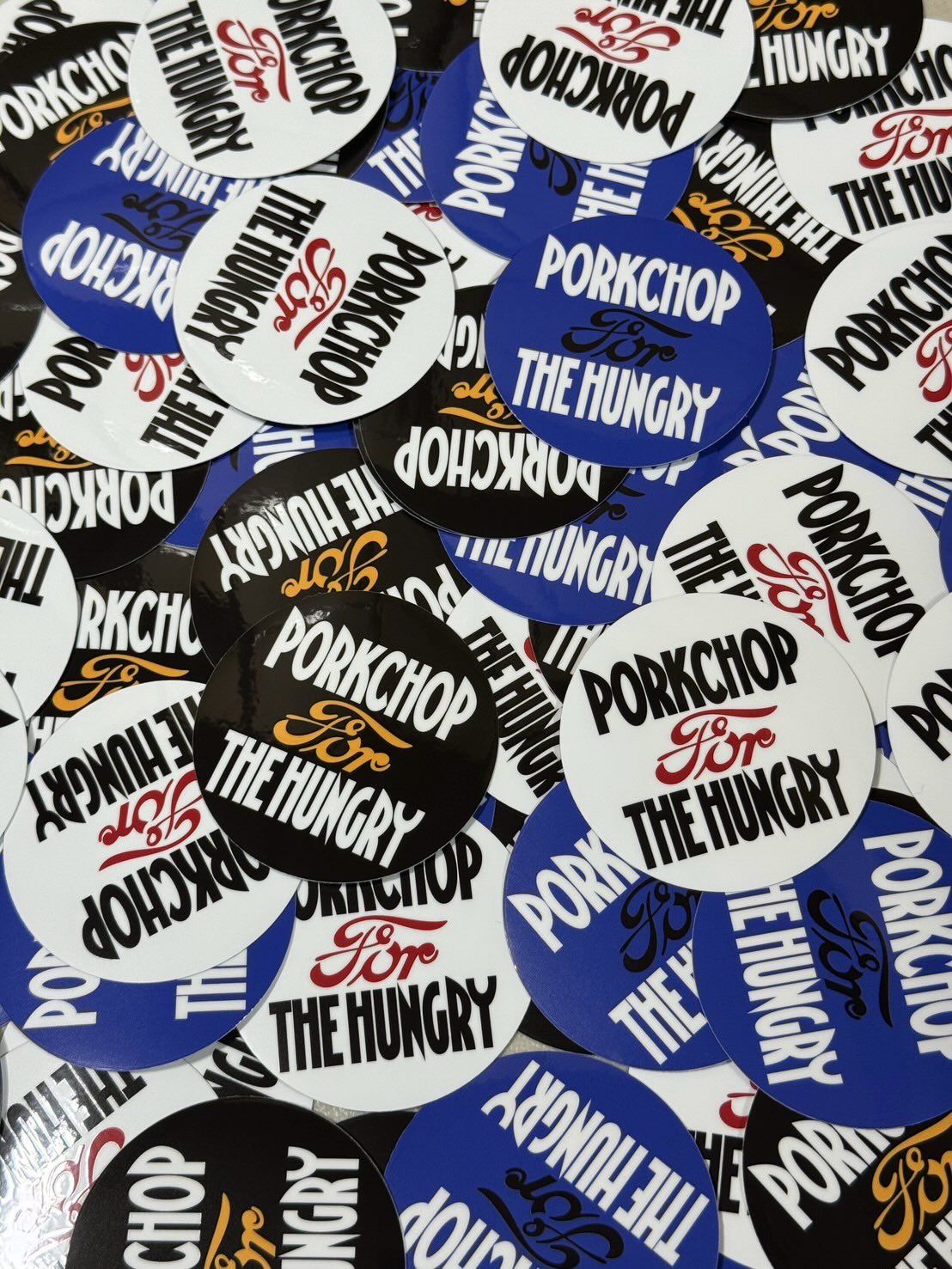 HUNGRY STICKER (BLUE) / ハングリー ステッカー