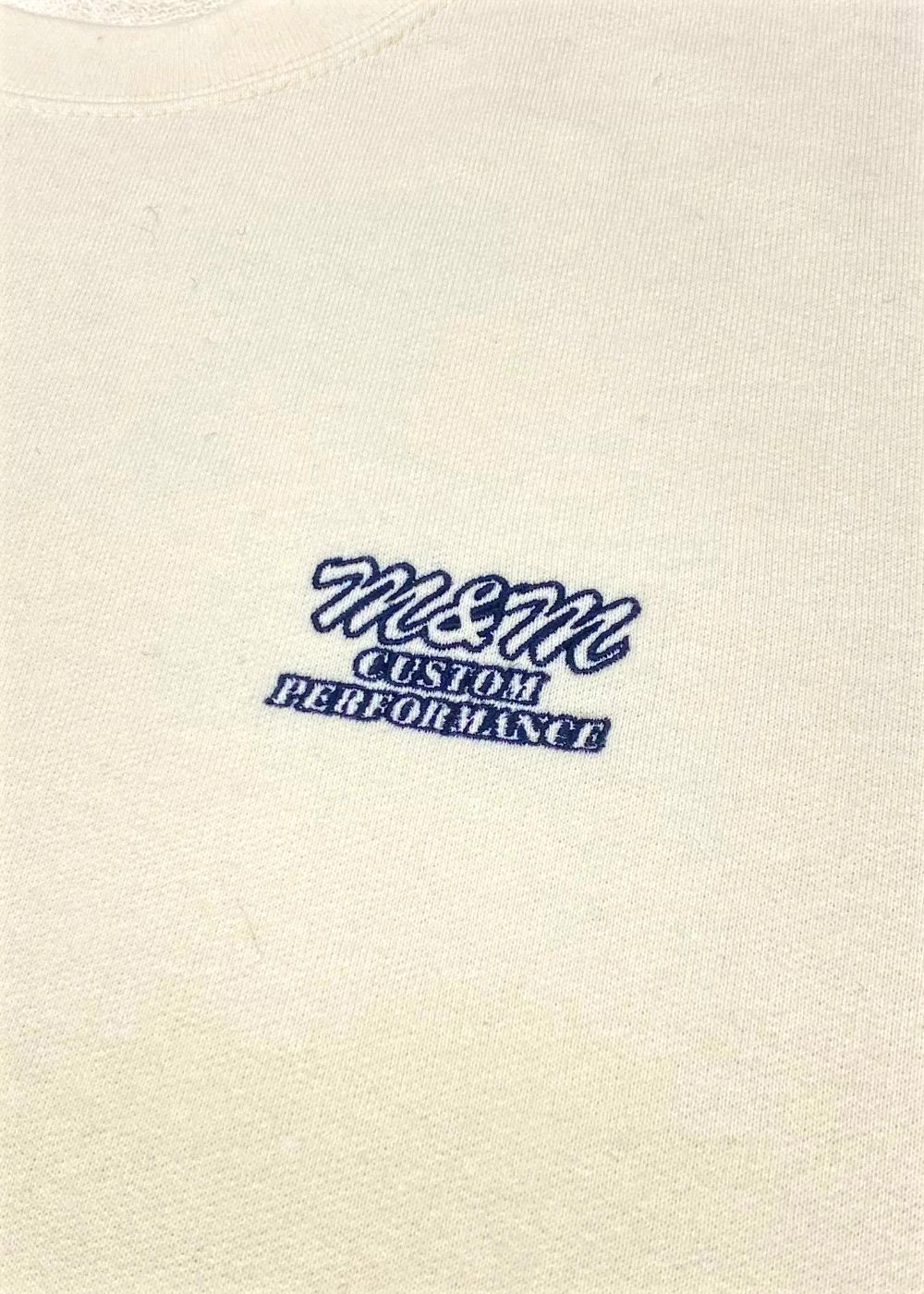 Short Sleeve Sweat (NATURAL) / ロゴ刺繍 半袖 クルーネック スウェット / セットアップ可能