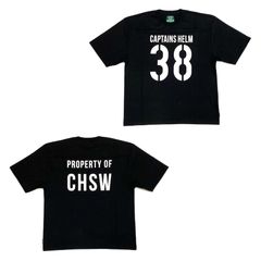 【ラスト1点】CHSW FBT (BLACK) / フットボール Tシャツ