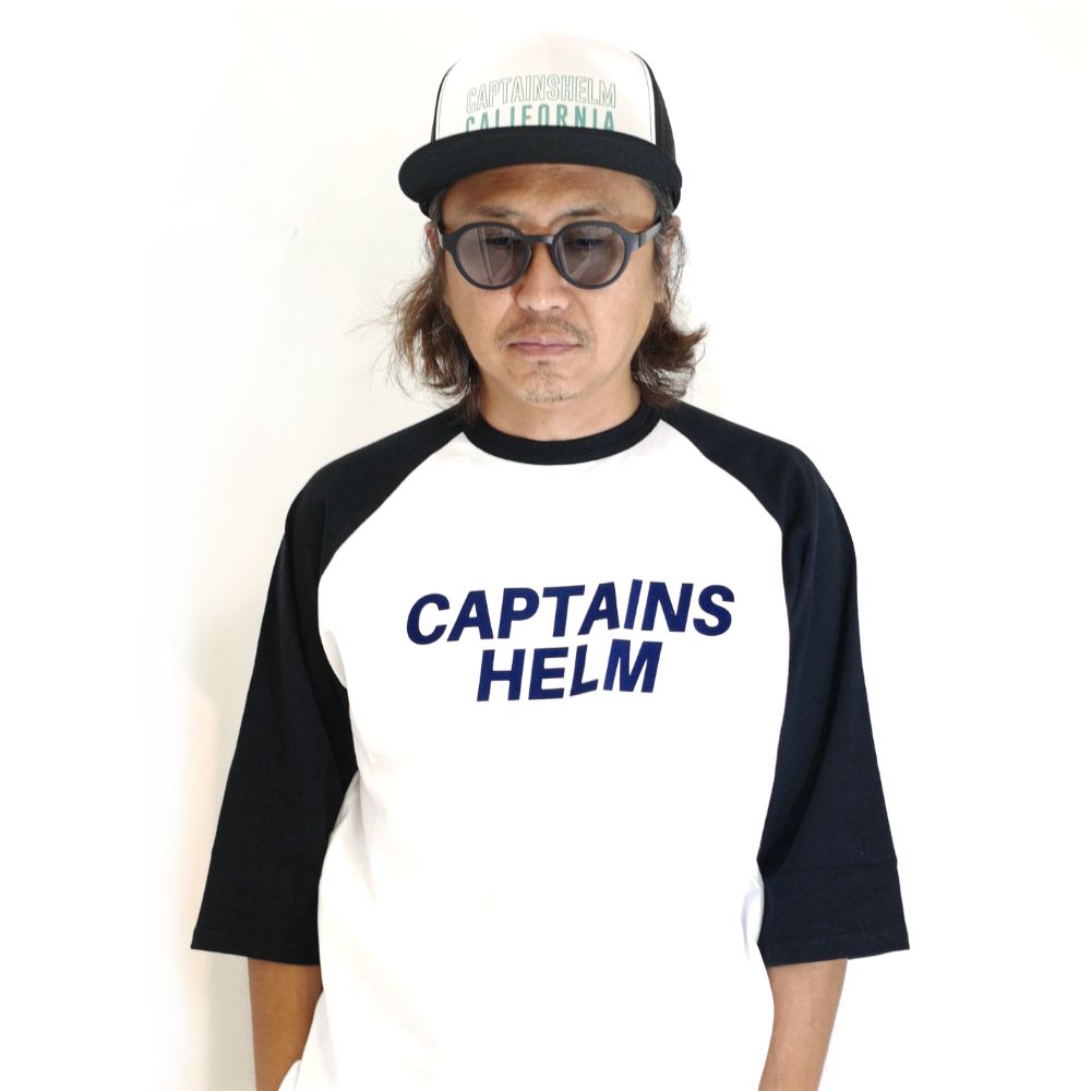 CAPTAINS HELM - CH/CA MESH CAP (BLACK) / ロゴメッシュ