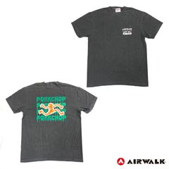 【ラスト1点】AP OLLIEMAN TEE (ASH BLACK) / ×AIRWALK コラボ Tシャツ
