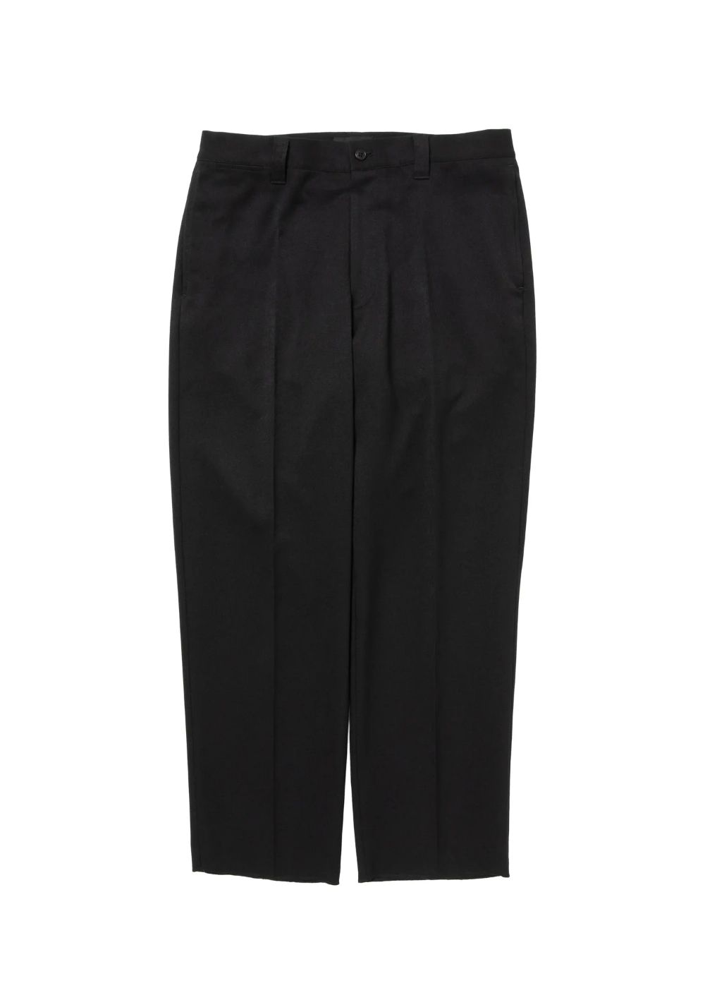 R9 TWILL SLACKS (BLACK) / ポリエステル ツイル スラックス