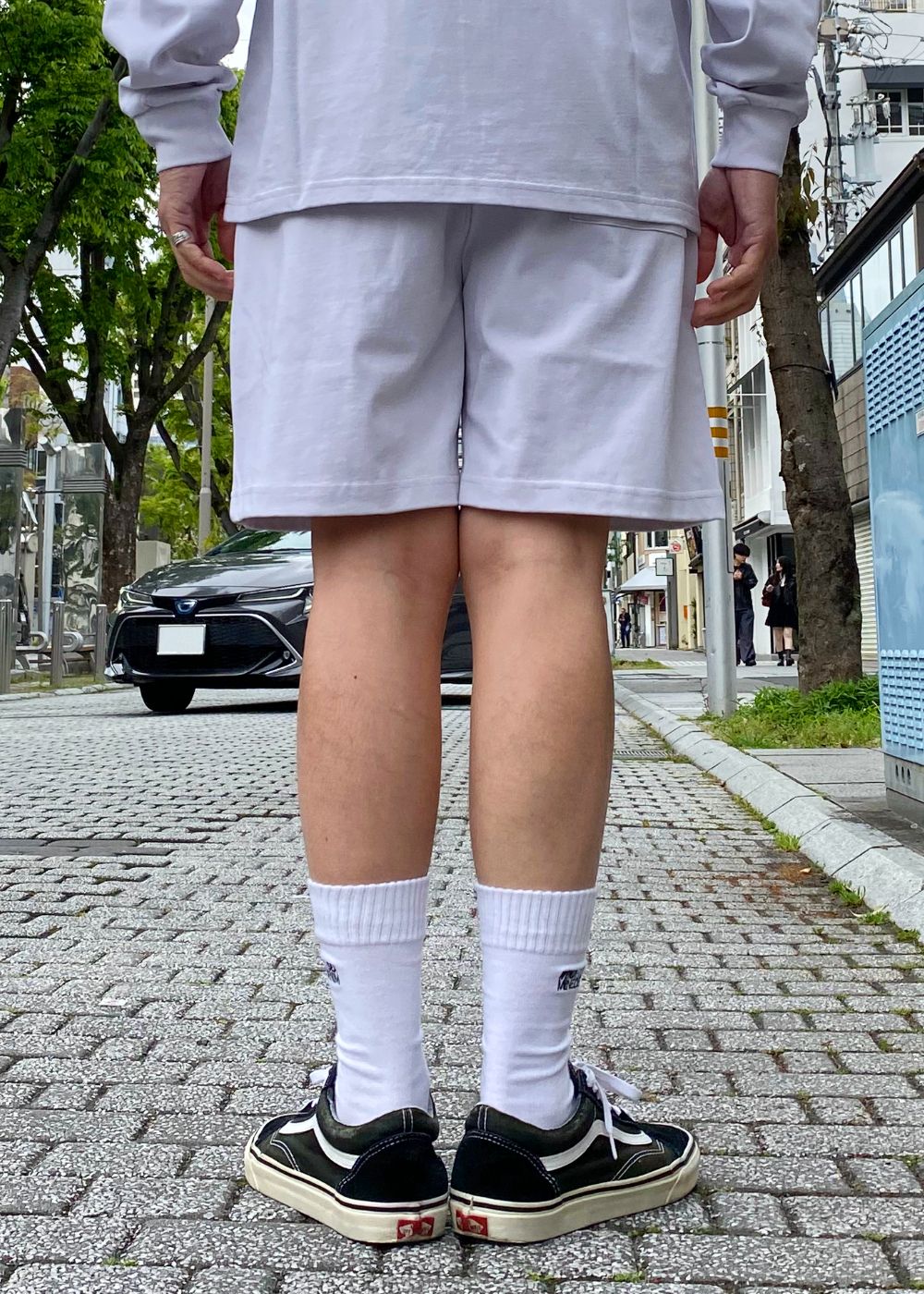 H&S Short (LIGHT GRAY) / ロゴ プリント イージーショーツ / セットアップ可能