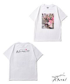Araki Nobuyoshi×Stie-lo RAKUEN NIPPON T-SH (WHITE) / ×荒木経惟×スティーロ コラボTシャツ