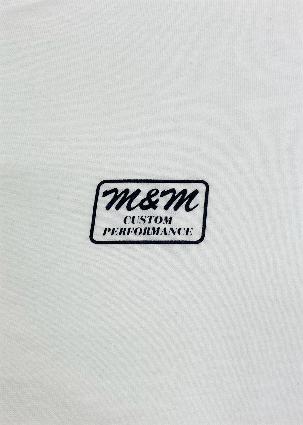 【ラスト1点】PRINT L/S TEE (WHITE) / ロゴ プリント ロンT