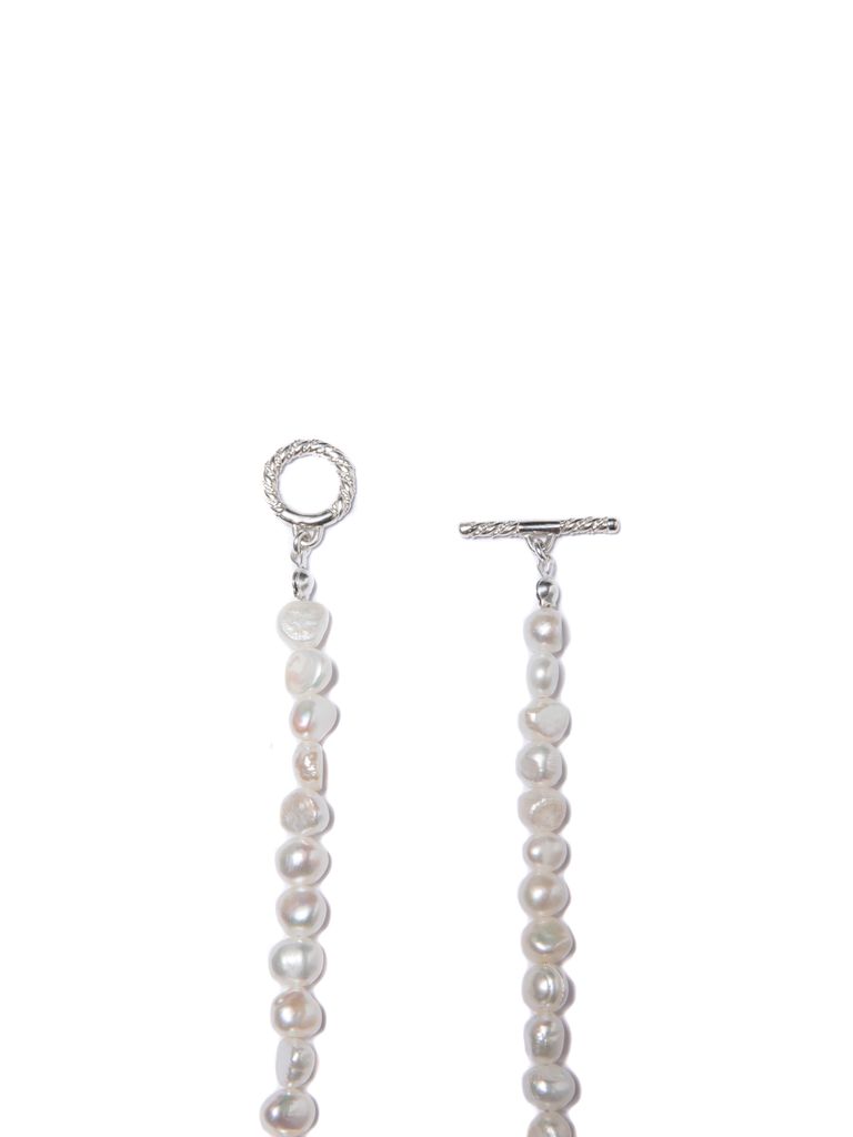 COOTIE PRODUCTIONS - 【ラスト1点】Distortion Pearl Necklace (WHITE  