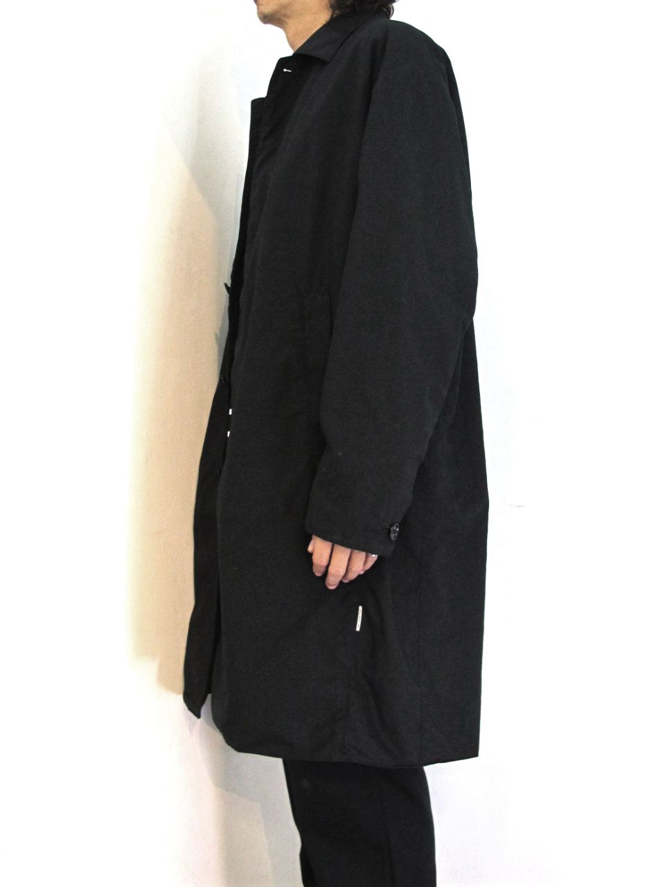 COOTIE PRODUCTIONS - PADDED BAL COLLAR COAT (BLACK) / コットンバル