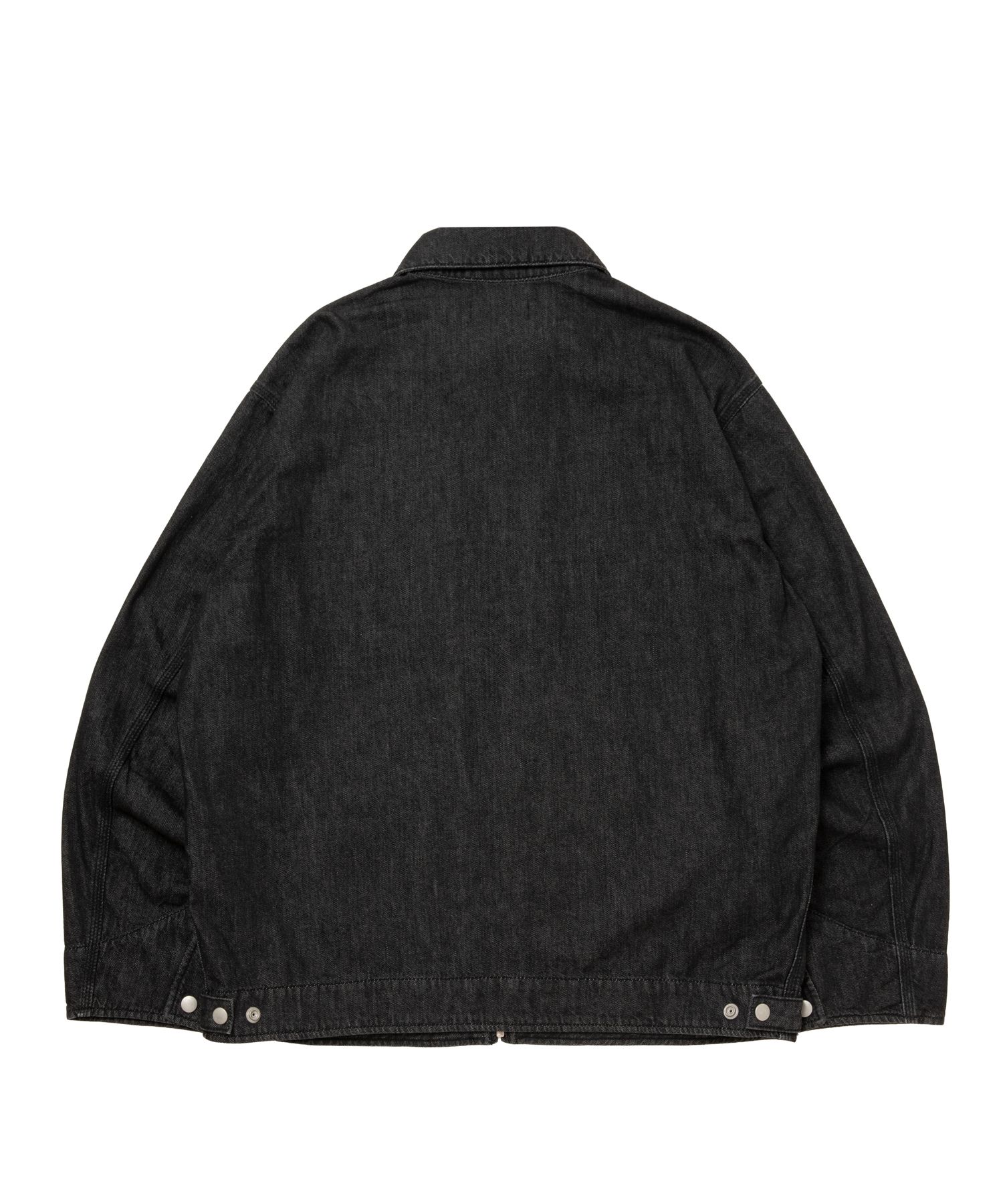 R9 ZIP DENIM JACKET (BLACK) / ジップ デニム ジャケット