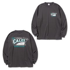 AEROKNOT OLD SIGN BOARD L/S SW TEE ＜NATURALLY PAINT DESIGN＞ (CHARCOAL) / オールドサインボード オリジナル クルーネック スウェット