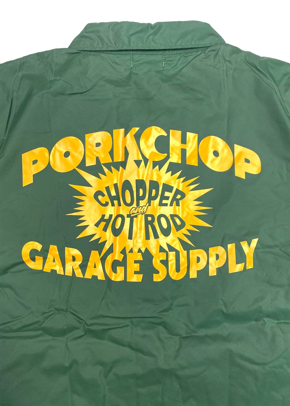 BOMB COACH JKT (GREEN) / プリント コーチジャケット