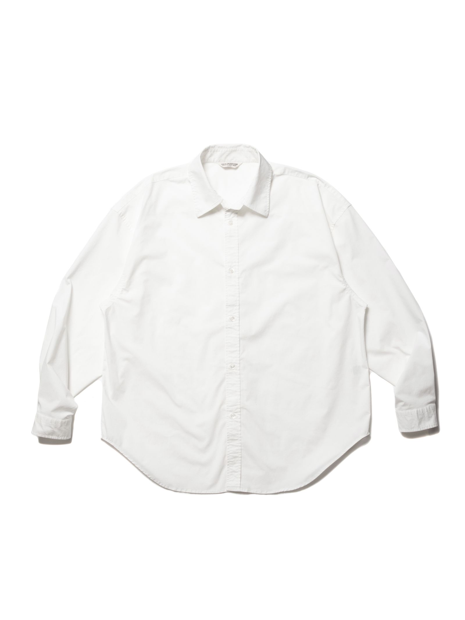 COOTIE PRODUCTIONS - Comfortable Broad L/S Shirt (WHITE