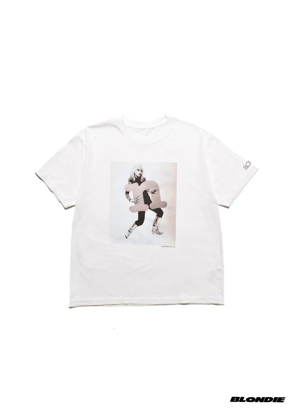 × BLONDIE "Classic Photo" Crewneck T-SH (WHITE) / ブロンディー コラボ Tシャツ