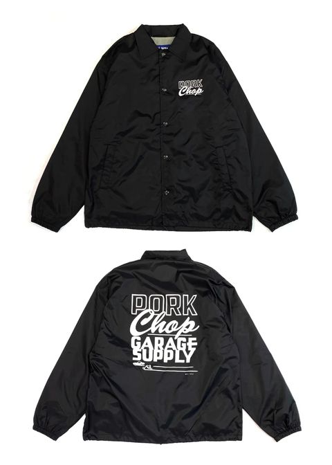 MASA SCULP COACH JKT B (BLACK) / マサスカルプ コラボ オリジナル コーチジャケット