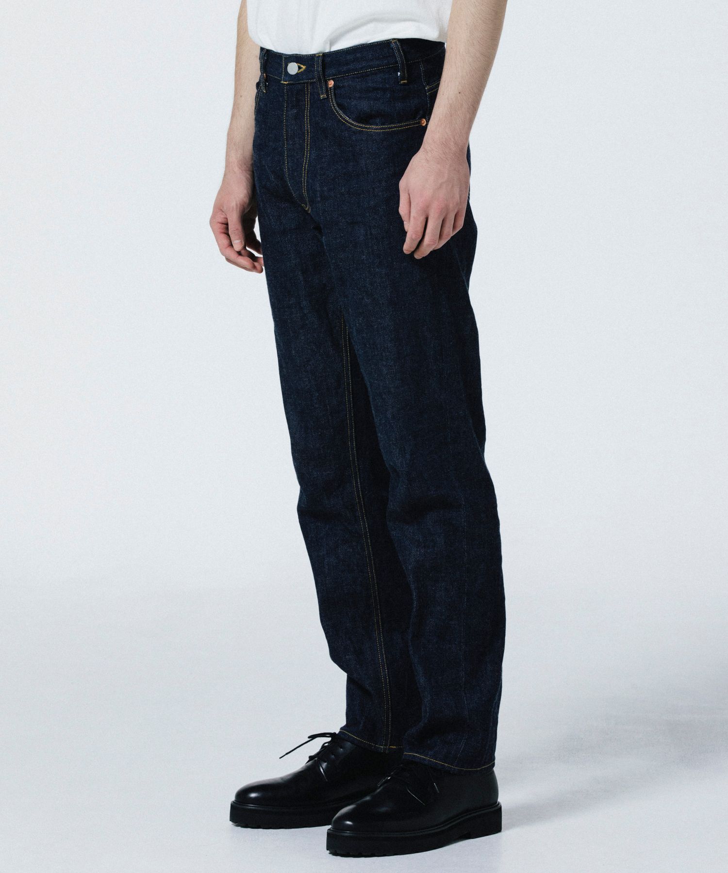 R9 05 DENIM PANTS (INDIGO) / テーパード デニム パンツ