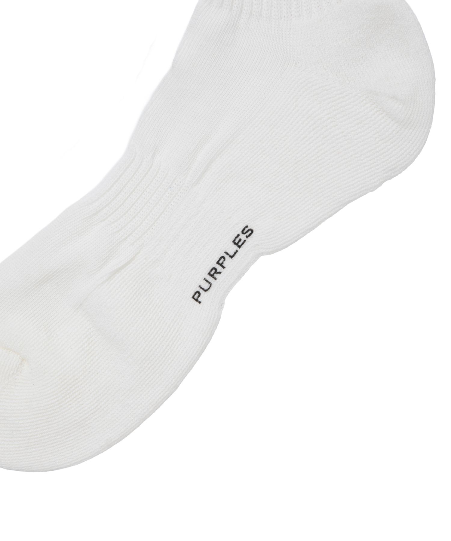 RW LOGO SOX (WHITE) / ×パープルズ コラボ ソックス
