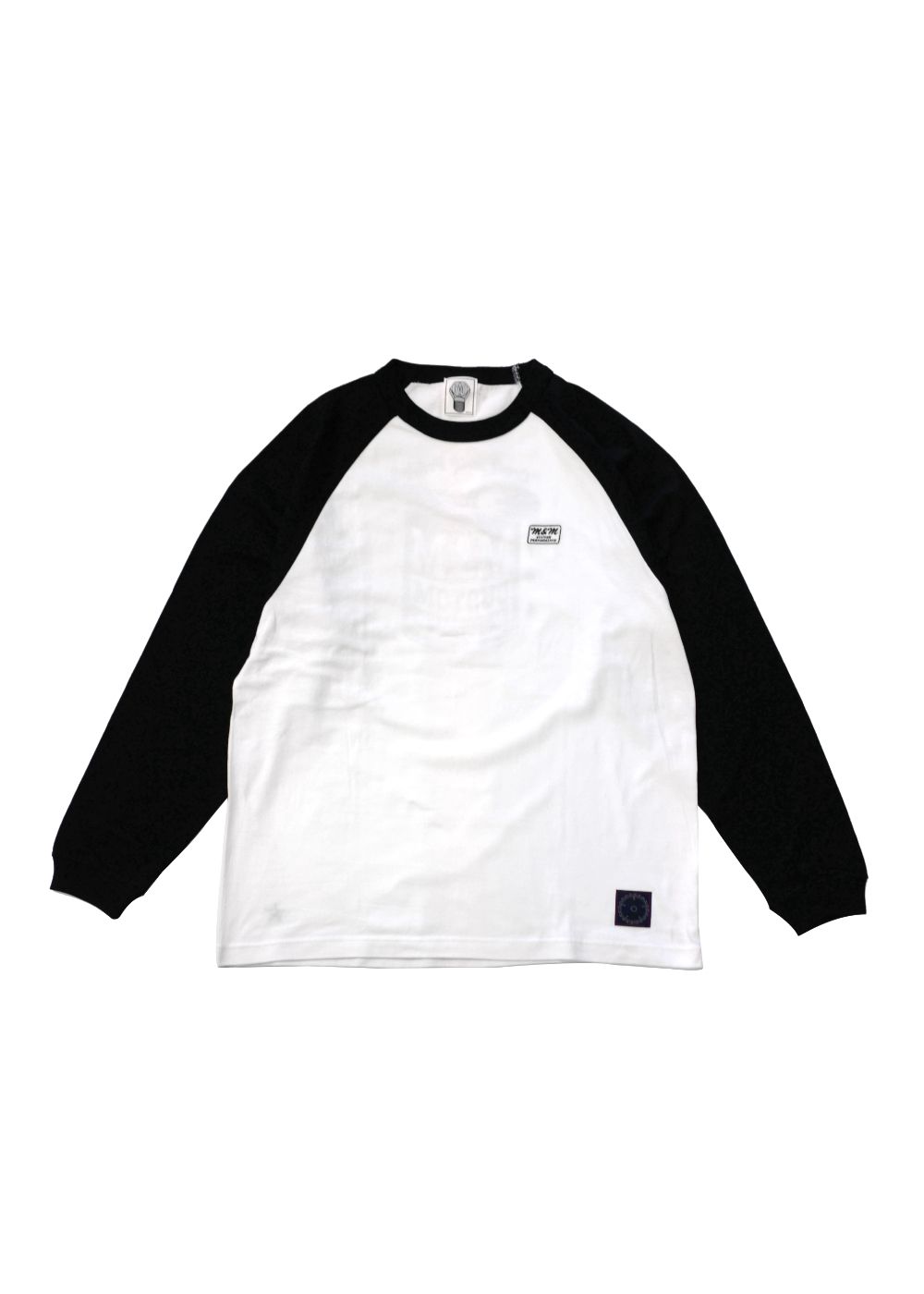 M&M CUSTOM PERFORMANCE - RAGLAN T-SHIRT (WHITE×GREEN) / ラグラン